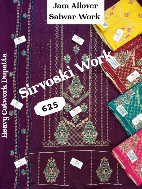 Swastik Jaam Top Nazneen Dupatta Unstitched Suits