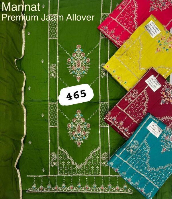 SCAK Jaam Top Nazneen Dupatta Unstitched Suits