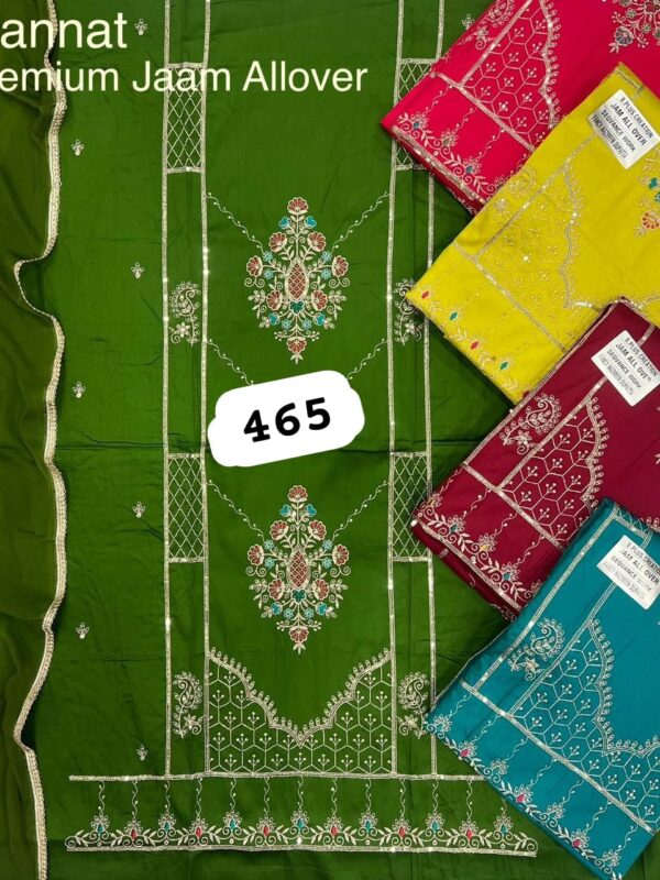 SCAK Jaam Top Nazneen Dupatta Unstitched Suits