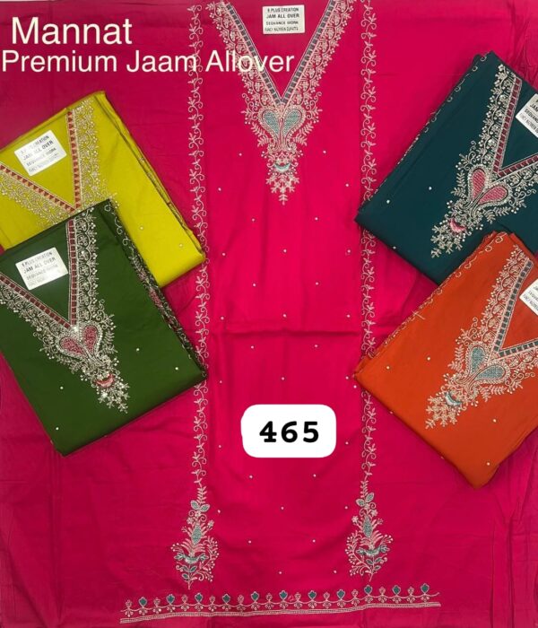SCAK Jaam Top Nazneen Dupatta Unstitched Suits