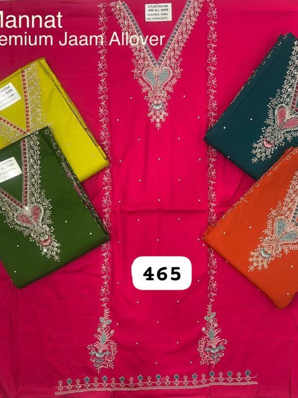 SCAK Jaam Top Nazneen Dupatta Unstitched Suits