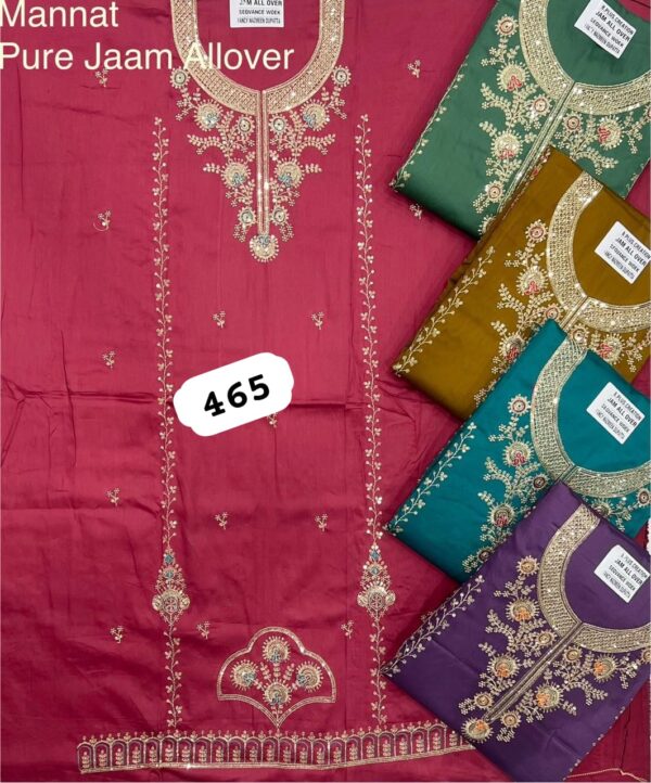SCAK Jaam Top Nazneen Dupatta Unstitched Suits