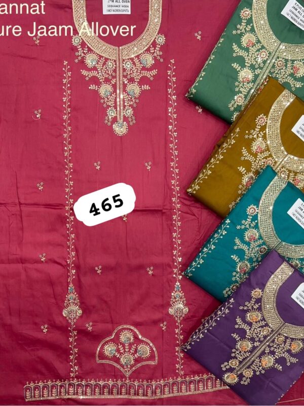 SCAK Jaam Top Nazneen Dupatta Unstitched Suits