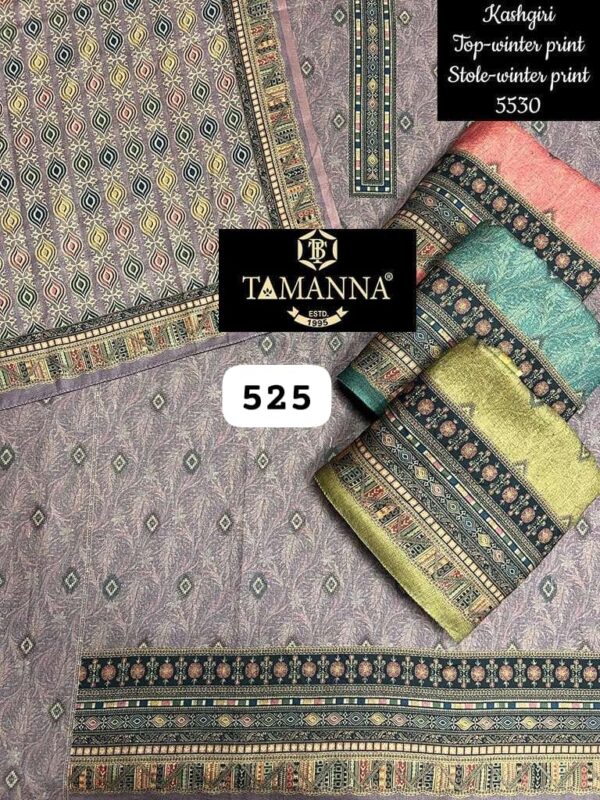 Tamana Winter Top Winter Dupatta Unstitched Suits