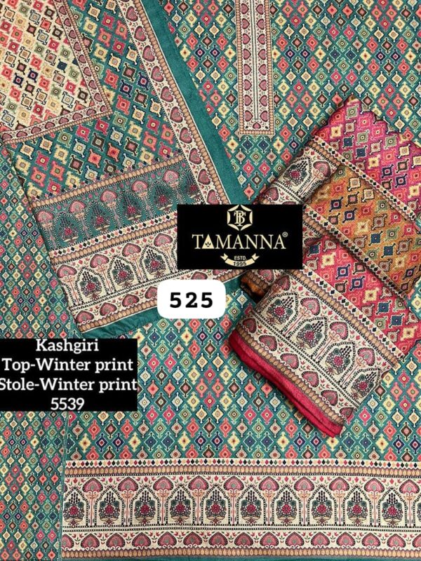 Tamana Winter Top Winter Dupatta Unstitched Suits