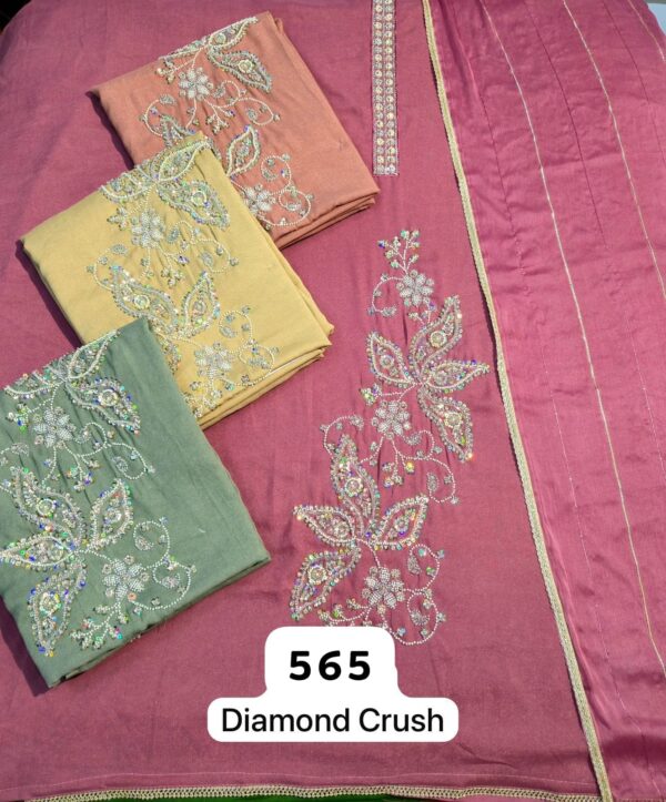 343807 SCAK Glass Top Nazneen Dupatta Unstitched Suits