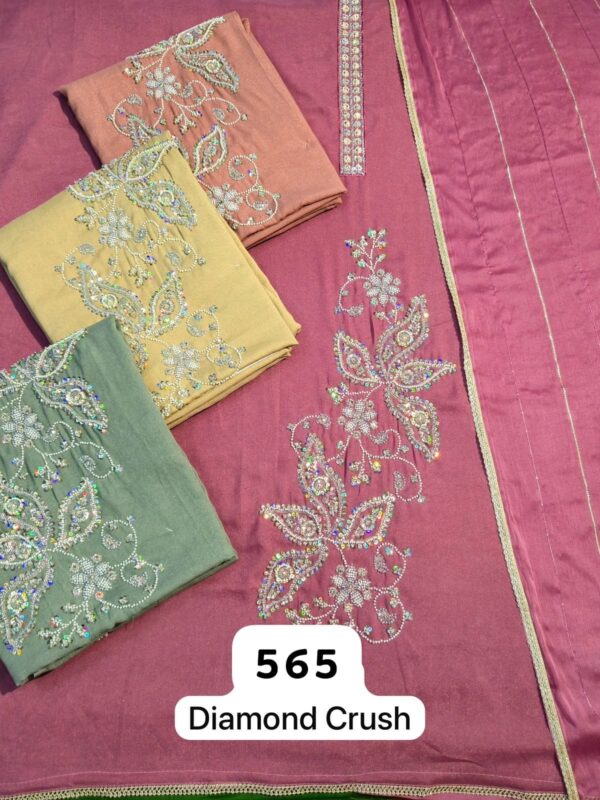 SCAK Glass Top Nazneen Dupatta Unstitched Suits