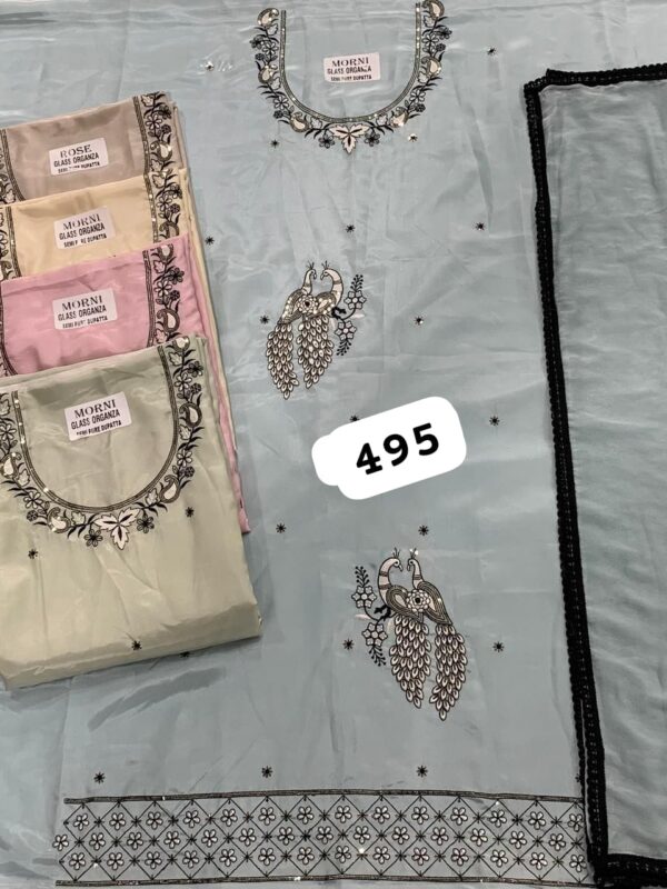 SCAK Glass Top Nazneen Dupatta Unstitched Suits