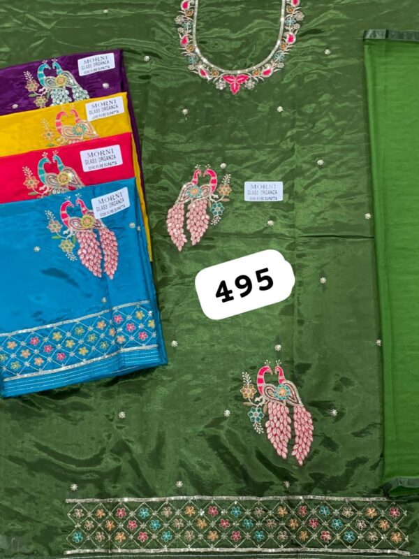 SCAK Glass Top Nazneen Dupatta Unstitched Suits