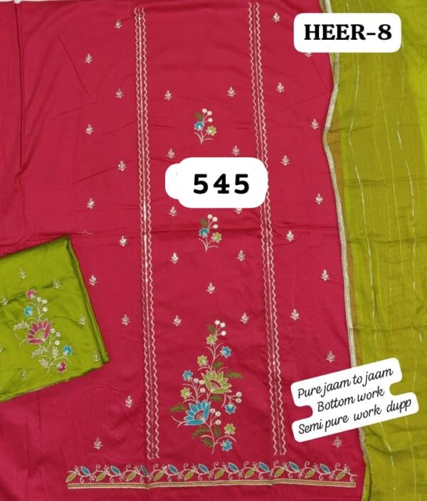 SCAK Jaam Top Nazneen Dupatta Unstitched Suits