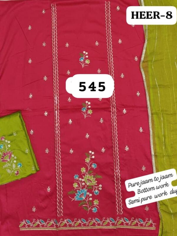 SCAK Jaam Top Nazneen Dupatta Unstitched Suits
