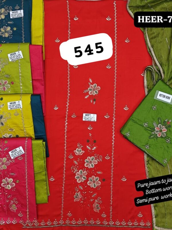 SCAK Jaam Top Nazneen Dupatta Unstitched Suits