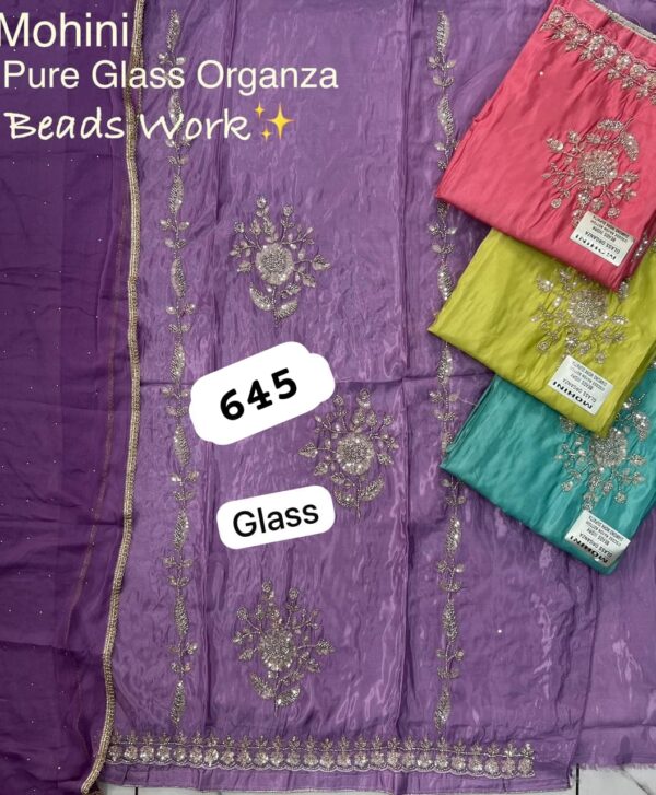 SCAK Glass Top Nazneen Dupatta Unstitched Suits