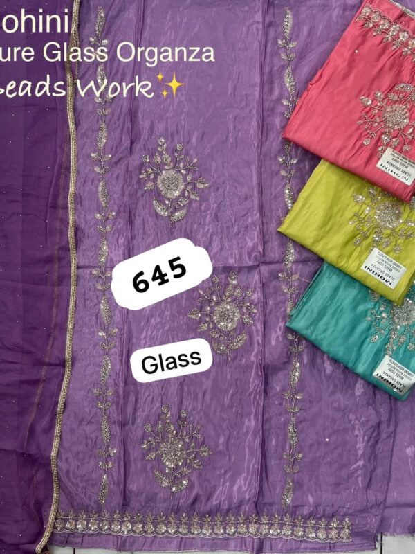 SCAK Glass Top Nazneen Dupatta Unstitched Suits