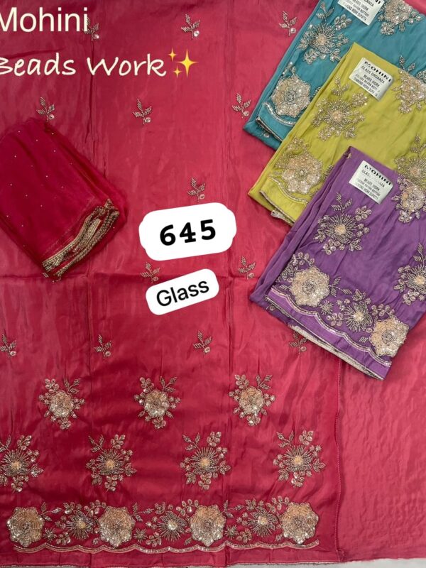 SCAK Glass Top Nazneen Dupatta Unstitched Suits