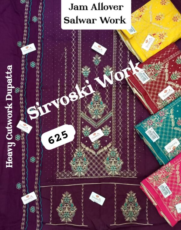 Swastik Jaam Top Nazneen Dupatta Unstitched Suits