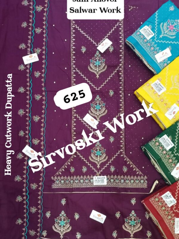 343872 Swastik Jaam Top Nazneen Dupatta Unstitched Suits