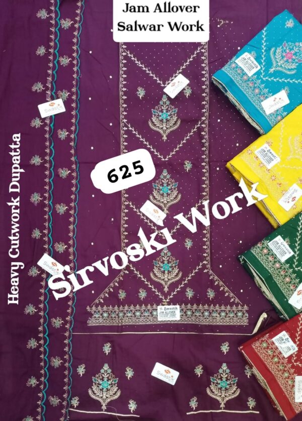 343872 Swastik Jaam Top Nazneen Dupatta Unstitched Suits