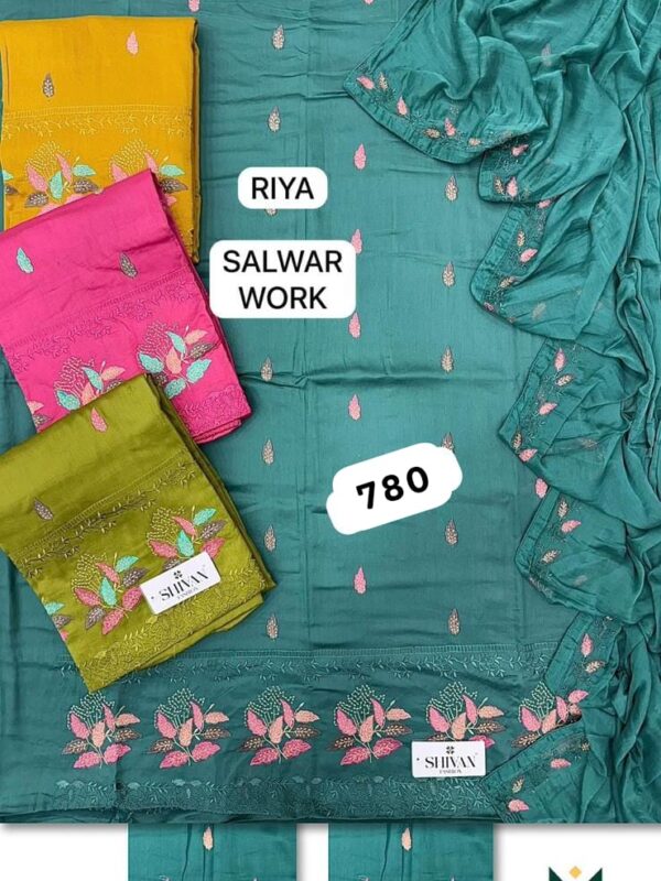 343879 Shivansh Jaam Top Nazneen Dupatta Unstitched Suits