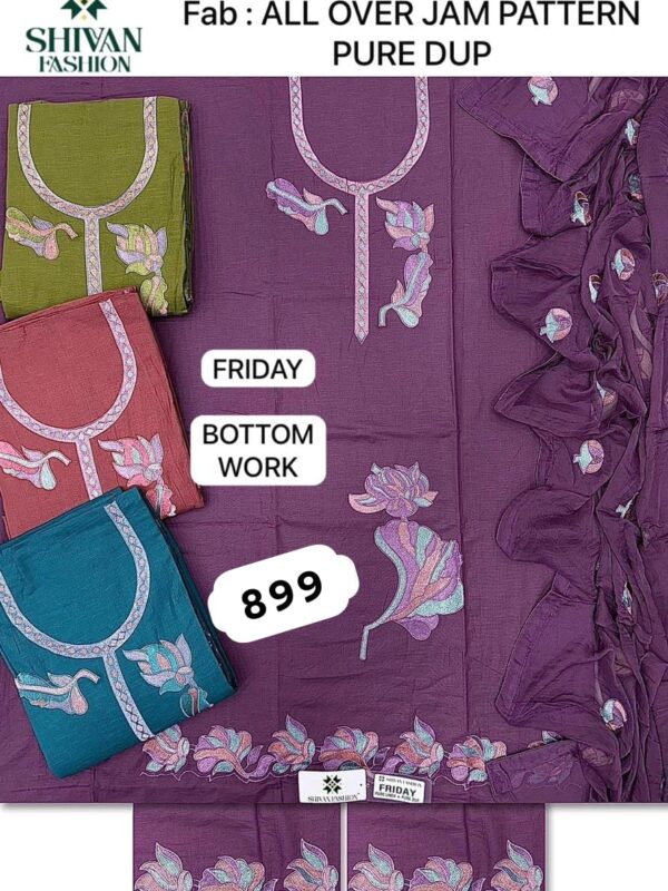 343886 Shivansh Jaam Top Pure Chiffon Dupatta Unstitched Suits
