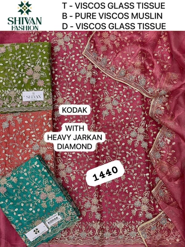 343894 Shivansh Glass Top Glass Dupatta Unstitched Suits