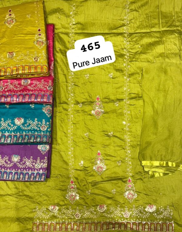 SCAK Jaam Top Nazneen Dupatta Unstitched Suits