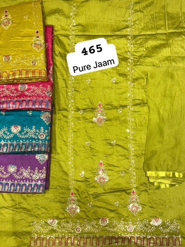 SCAK Jaam Top Nazneen Dupatta Unstitched Suits