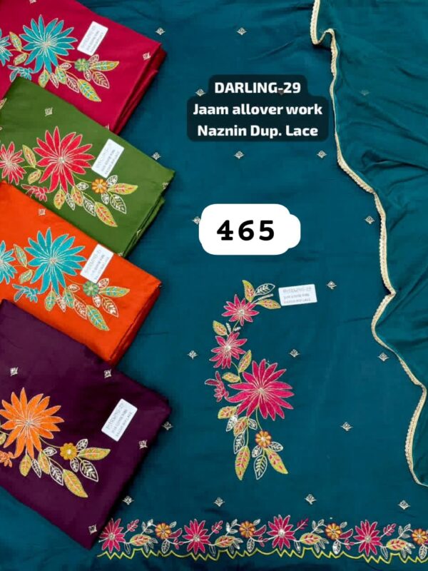 SCAK Jaam Top Nazneen Dupatta Unstitched Suits