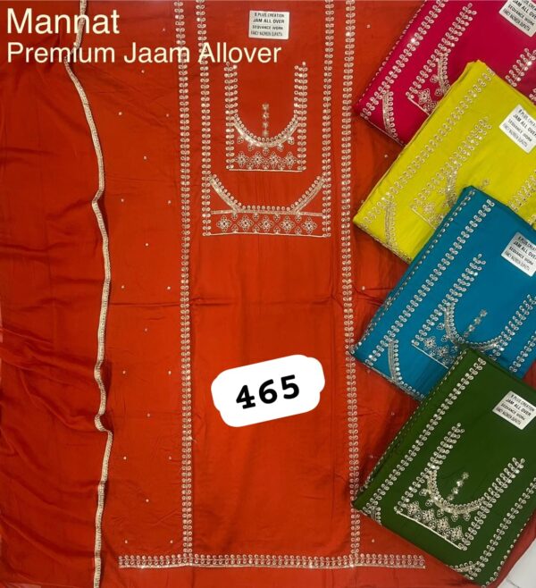 SCAK Jaam Top Nazneen Dupatta Unstitched Suits