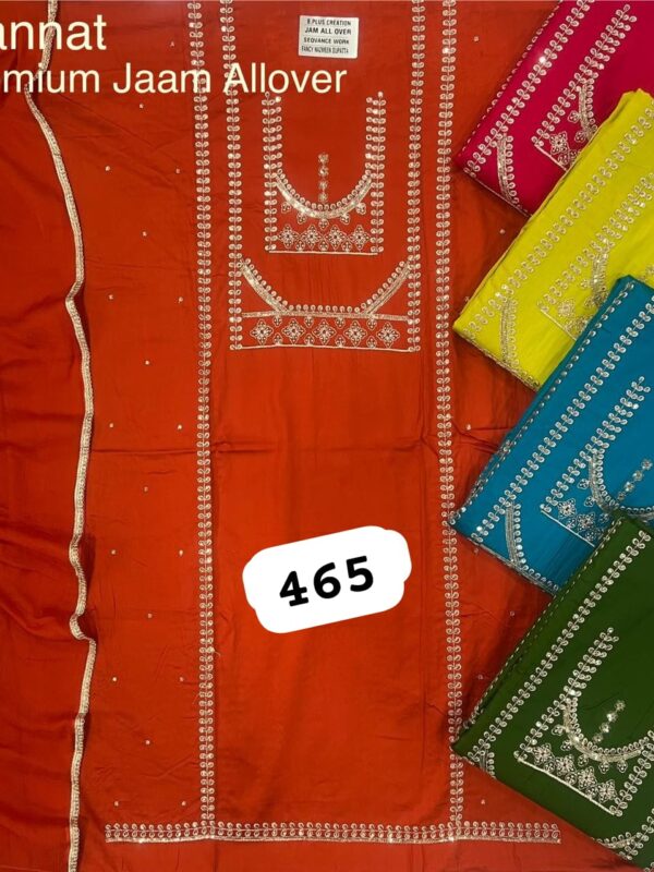 SCAK Jaam Top Nazneen Dupatta Unstitched Suits