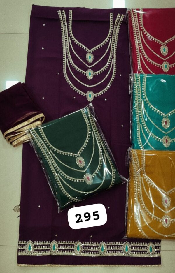 SCAK Crepe Top Nazneen Dupatta Unstitched Suits