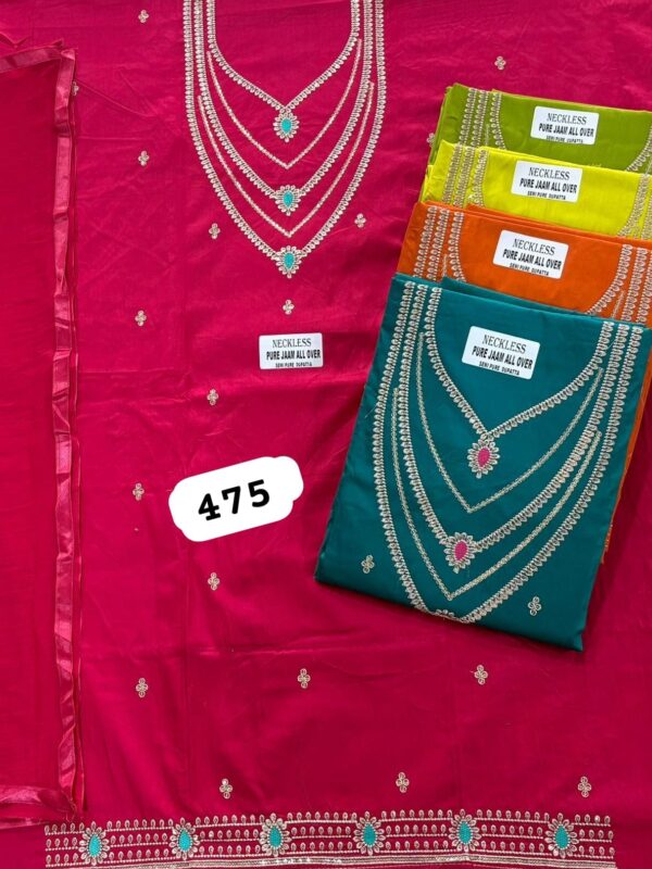SCAK Jaam Top Nazneen Dupatta Unstitched Suits