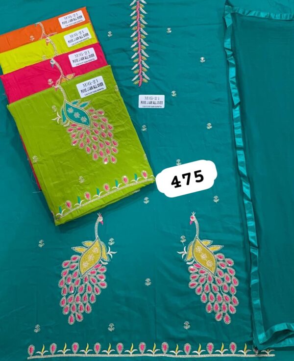 SCAK Jaam Top Nazneen Dupatta Unstitched Suits