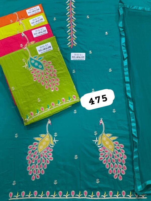 SCAK Jaam Top Nazneen Dupatta Unstitched Suits