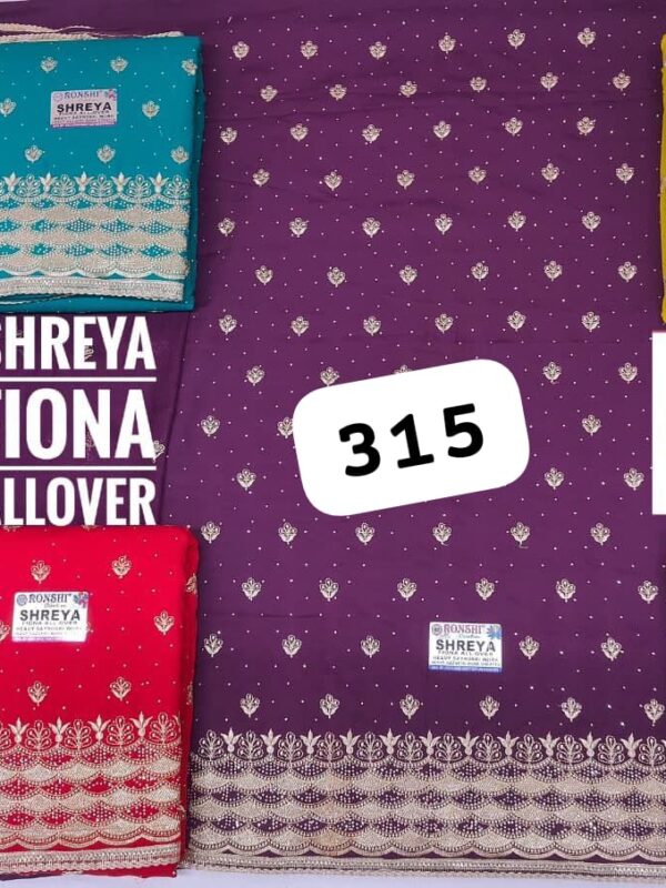 Ronshi Fiona Top Nazneen Dupatta Unstitched Suits