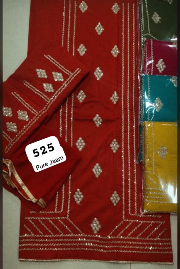 359780 Swastik Jaam Top Nazneen Dupatta Unstitched Suits