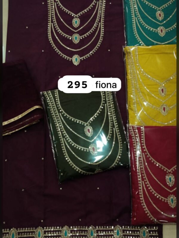 SCAK Fiona Top Nazneen Dupatta Unstitched Suits