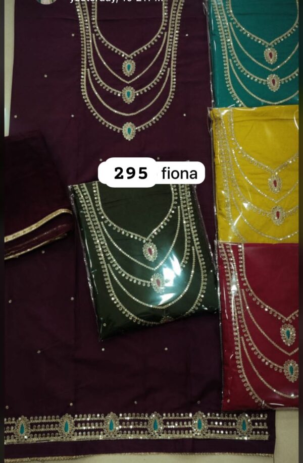 SCAK Fiona Top Nazneen Dupatta Unstitched Suits