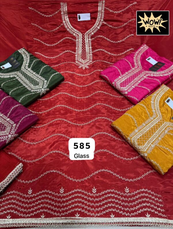 Wow Glass Top Nazneen Dupatta