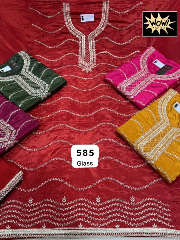 Wow Glass Top Nazneen Dupatta