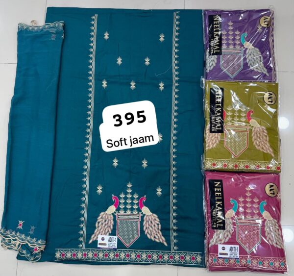 SCAK Soft Jaam Top Nazneen Dupatta