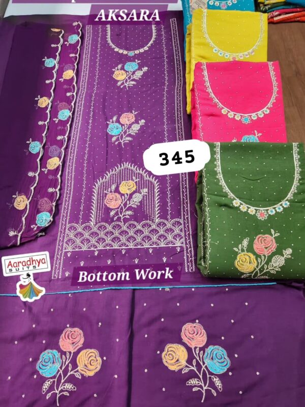 Aaradhya Parampara Top Nazneen Dupatta Unstitched Suits