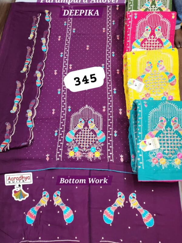 Aaradhya Parampara Top Nazneen Dupatta Unstitched Suits