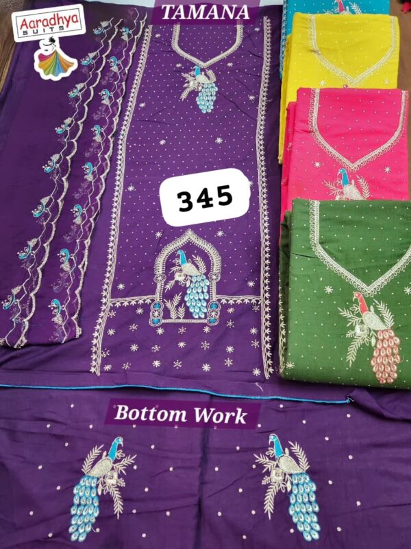 Aaradhya Parampara Top Nazneen Dupatta Unstitched Suits