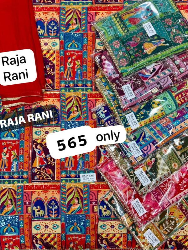 376690 SCAK Crepe Top Nazneen Dupatta Unstitched Suits