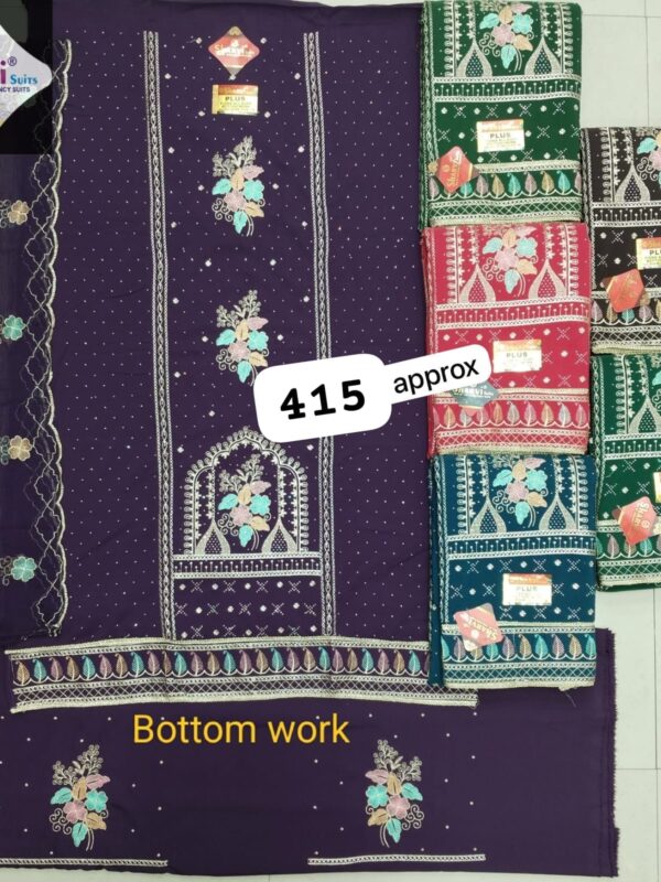 376703 Sharvi Fiona Top Nazneen Dupatta Unstitched Suits