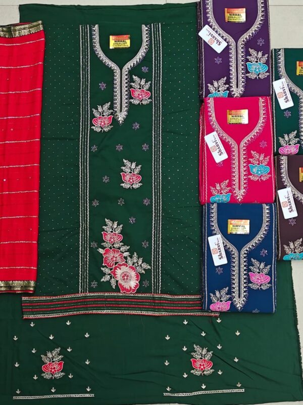 376704 Sharvi Fiona Top Nazneen Dupatta Unstitched Suits