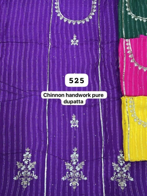 376710 Sharvi Other Top Pure Chiffon Dupatta Unstitched Suits