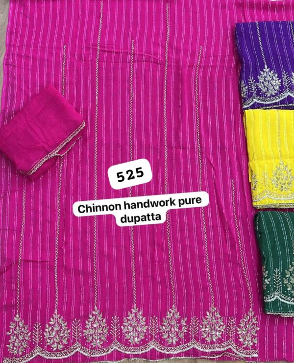 SCAK Other Top Pure Chiffon Dupatta Unstitched Suits