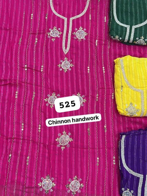 SCAK Other Top Pure Chiffon Dupatta Unstitched Suits